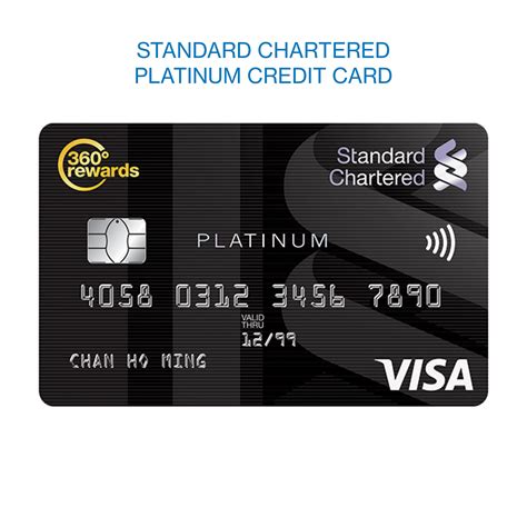 standard chartered visa platinum credit card